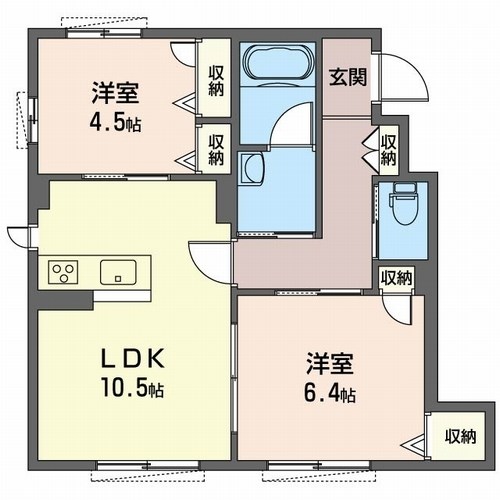 エスポワール　Ⅰ 間取り