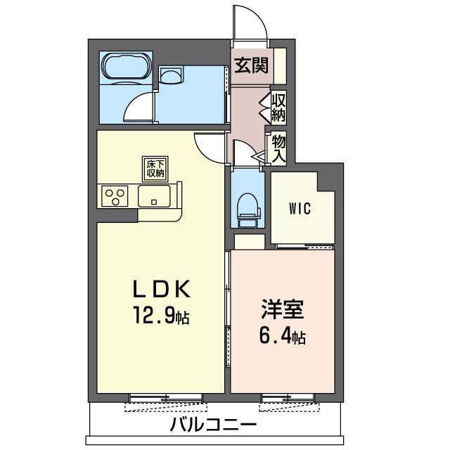 コンフォート　ミエル 間取り