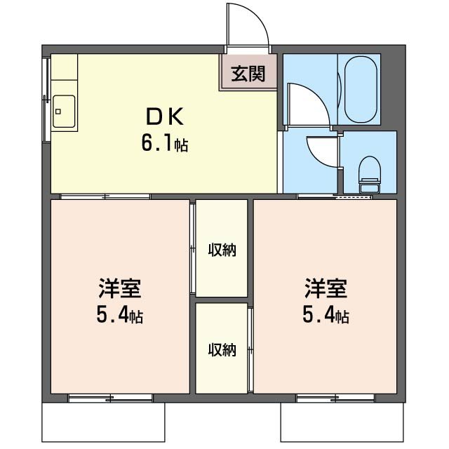 ヤシキハイツ 間取り