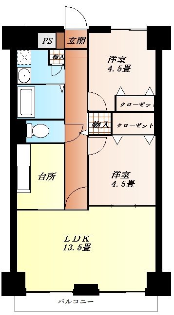 サニープラザ平塚 間取り