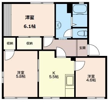 クレスト・イザワＡ 間取り