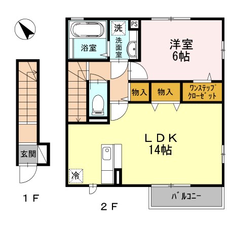 ペルーシェ　B棟 間取り