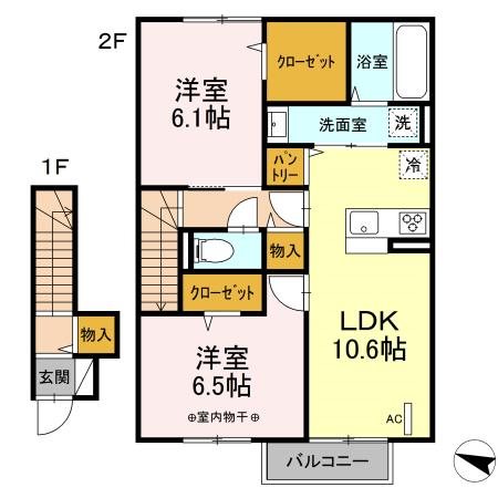 ヴィラ　ジュネス 間取り