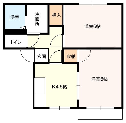 フレグランス中山Ｃ 間取り