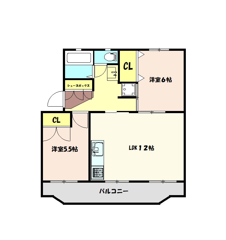 ハイツ聖原 間取り