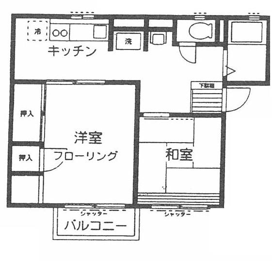 シティハイム　グリーンハイムＢ 間取り