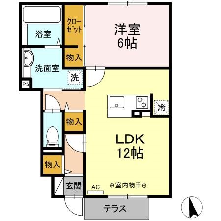 リッツハウス　ミノールⅡ 間取り