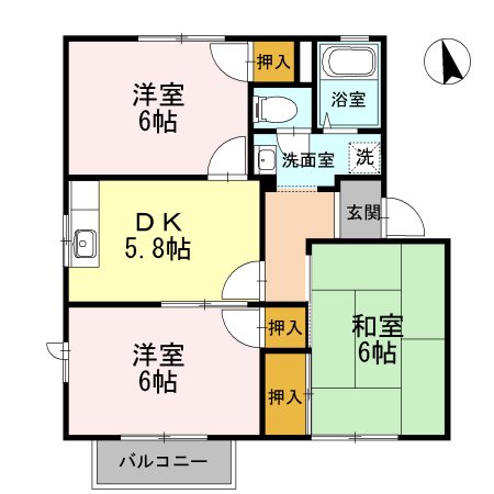 フレグランス・S　A 間取り