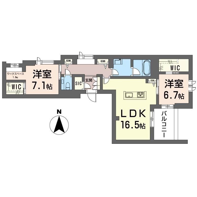 ノヴェルデ押堀 間取り