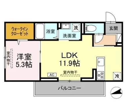 アンソレイユ宮ノ上 間取り