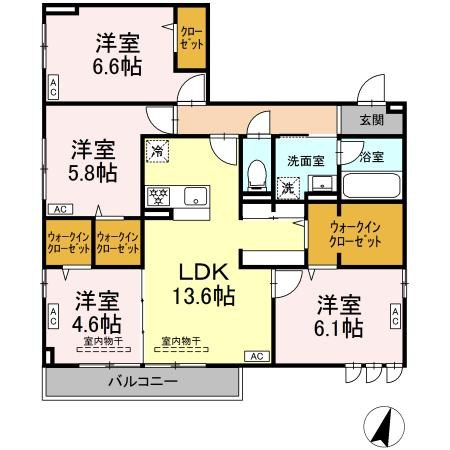 レジデンス湘南Ⅱ 間取り