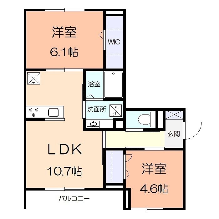 Ｆｏｒｅｓｔ・Ｋ 間取り