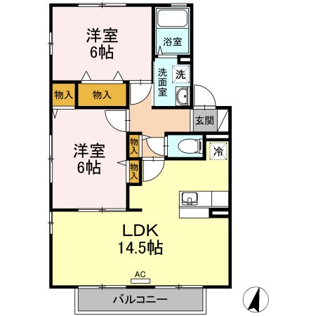 グランフォート　弐番館 間取り