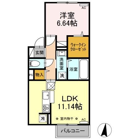 ヒルズ萩山 間取り