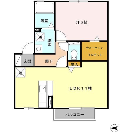 エスペランサ　Ａ 間取り