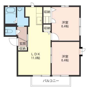 ロイヤルパレスⅠ号館 間取り