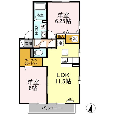 グランフォート　壱番館 間取り
