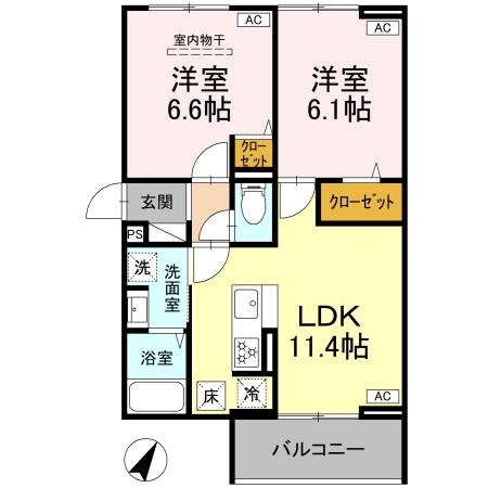 フラクタス湘南茅ケ崎 間取り