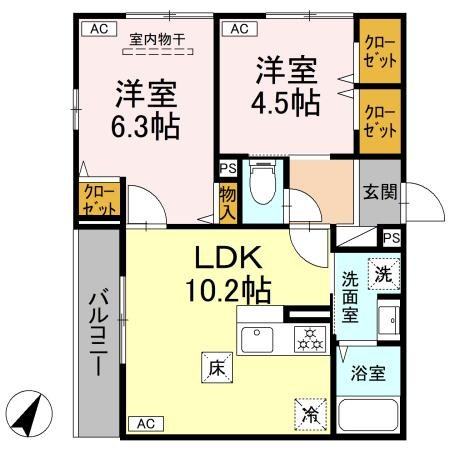フラクタス湘南茅ケ崎 間取り