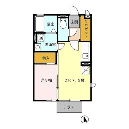 パルエクレール 間取り
