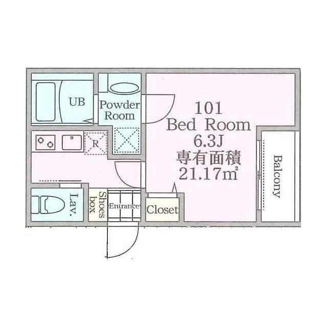 エクレール中央林間Ⅱ 間取り
