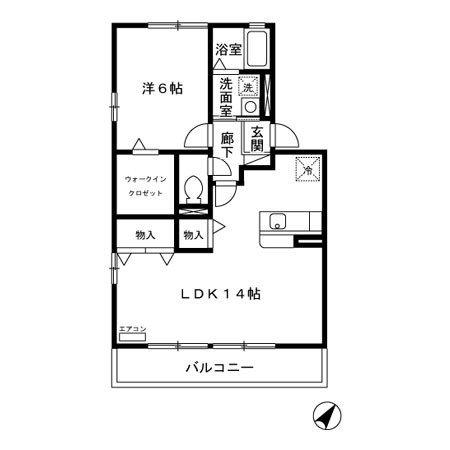 クライン・ガルテンB 間取り