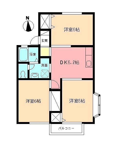 ビューバレーKⅠ 間取り