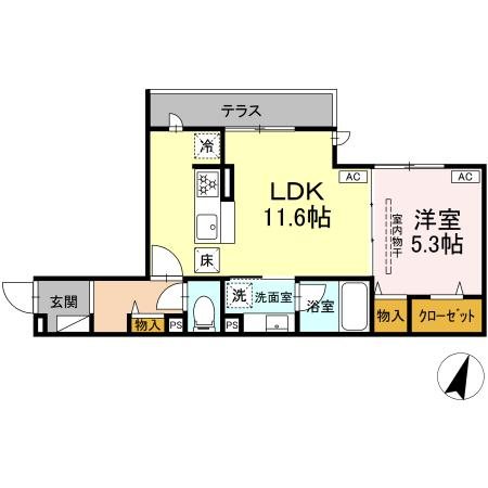 フラクタス東柏ヶ谷 間取り