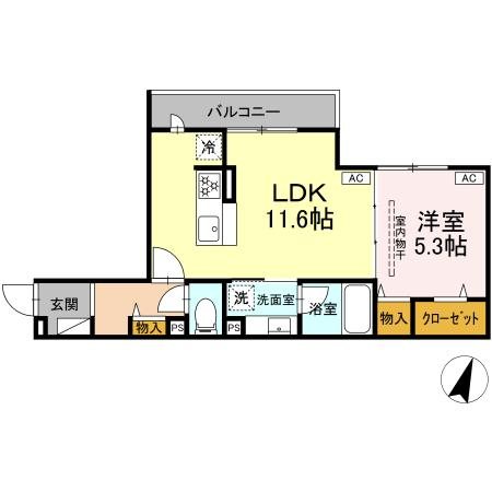 フラクタス東柏ヶ谷 間取り
