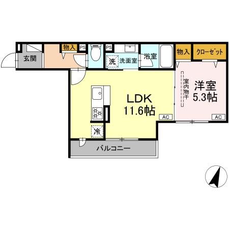 フラクタス東柏ヶ谷 間取り