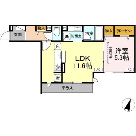 フラクタス東柏ヶ谷 間取り