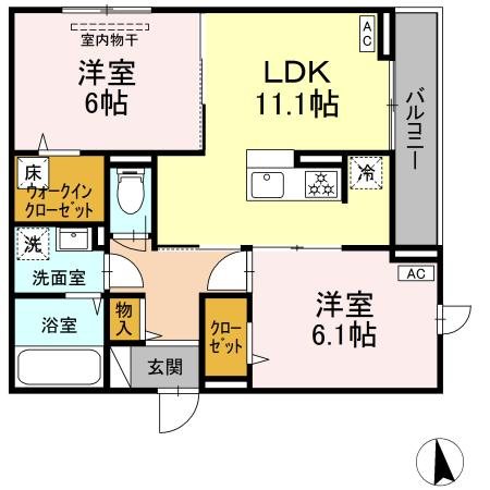 ヴィルフレア深見台 間取り
