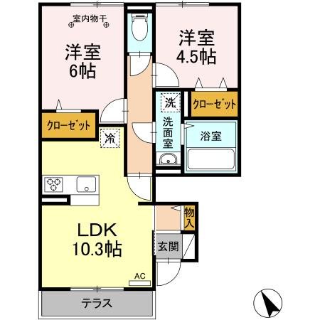 リビング平沢 間取り