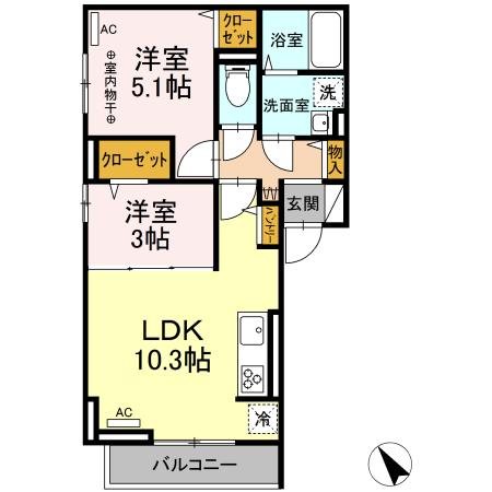 シャトレー町田 間取り