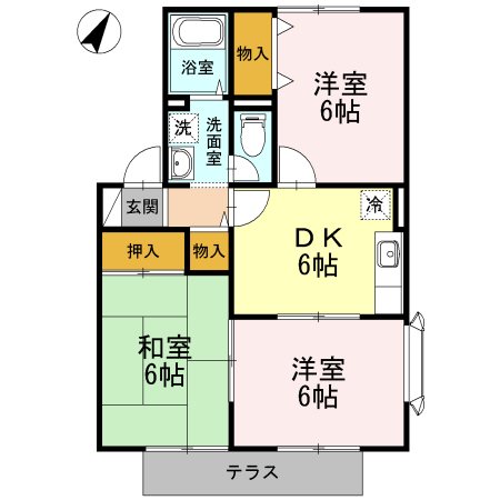 ハイカムールＫ 間取り