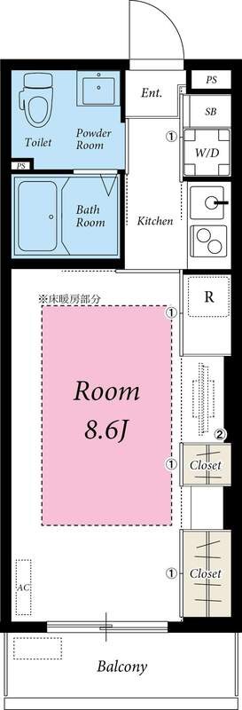 リブリ・平塚 間取り