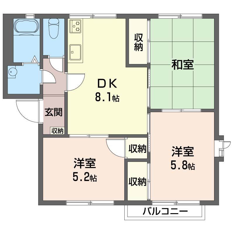 サンシャインタウン　Ａ 間取り