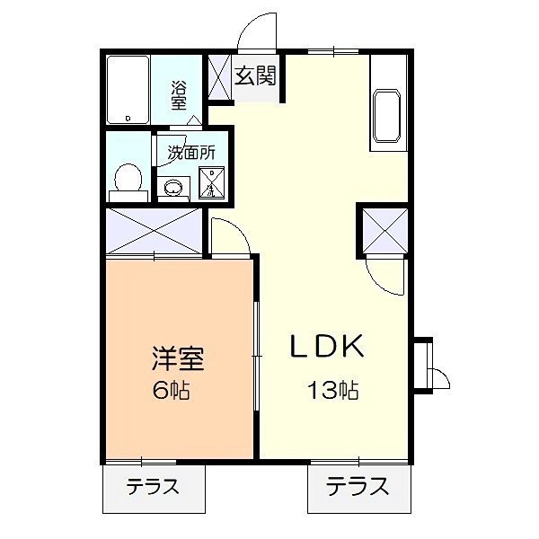けやきハイツⅠ 間取り