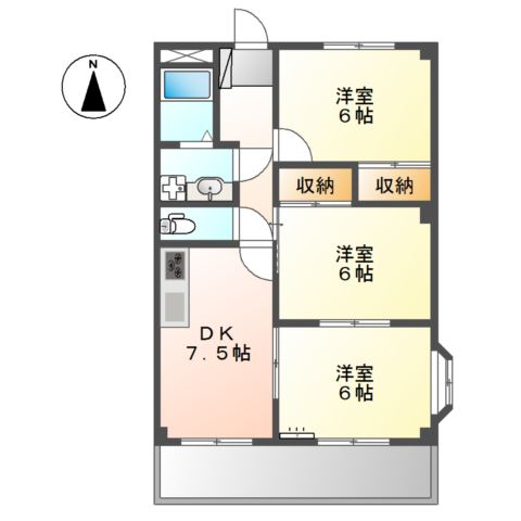 サザンフィールド 間取り