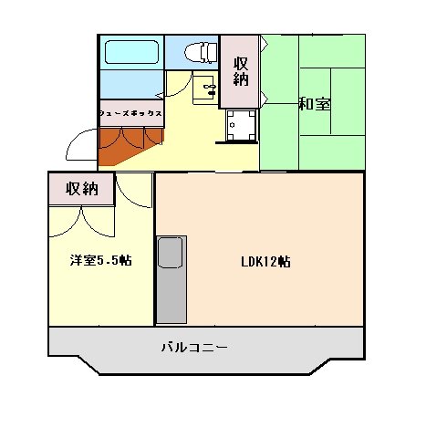 ハイツ聖原 間取り