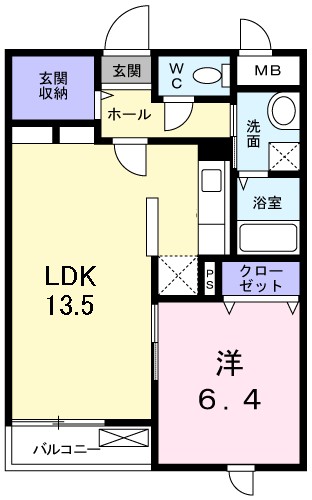 クレール青葉台 間取り