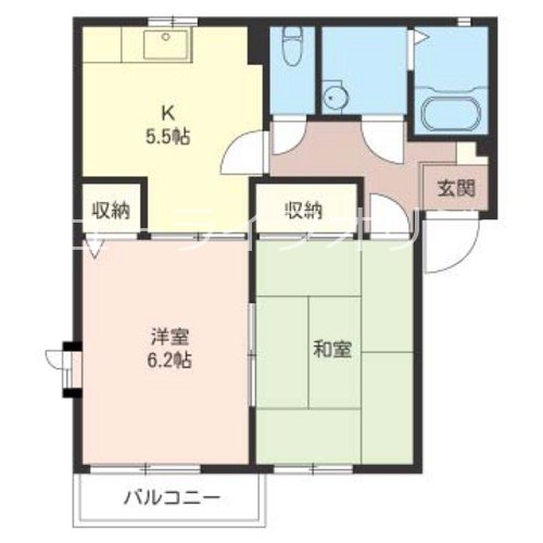 クレールビブレⅠ 間取り