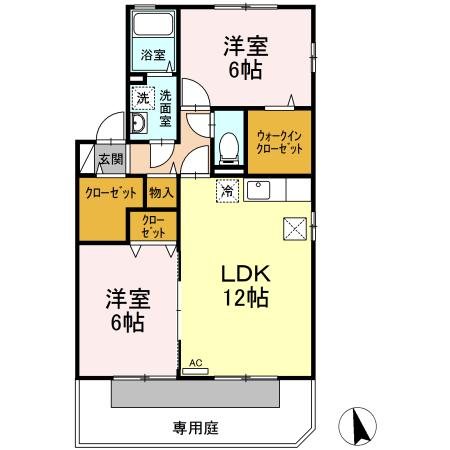 コンフォート湘南　Ｂ 間取り