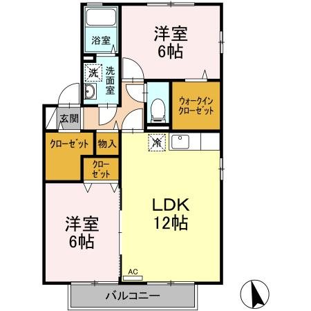 コンフォート湘南　Ｂ 間取り