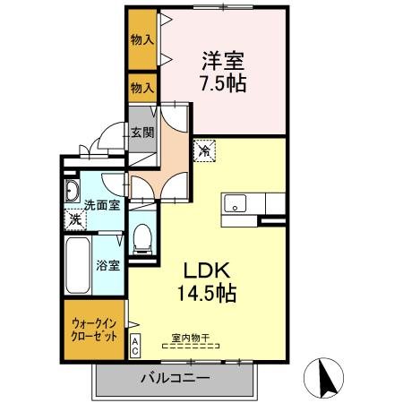 スワロウテイル　Ａ 間取り