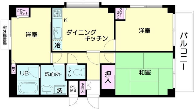 日神パレステージ古淵 間取り