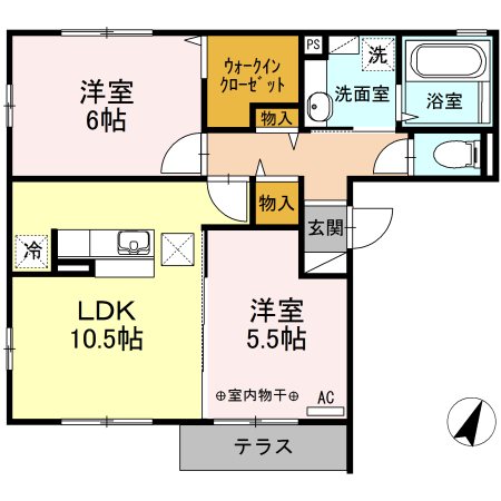 ハーベスト七番館 間取り