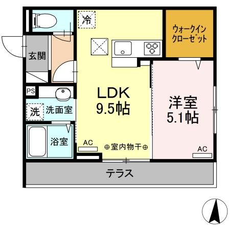 アビタシオン中央林間 間取り