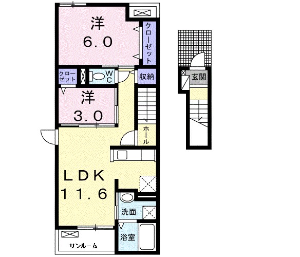 ラミーナⅡ 間取り