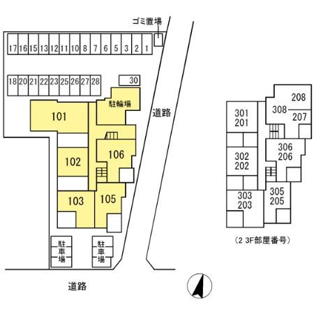 Ｇｒａｃｅ　Ｃｏｕｒｔ　ＹＡＭＡＴＯ　 地図（共通）
